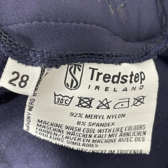 Tredstep Ireland Symphony Nero II Breeches Blue Ribbon Size 28 Riding Pants - Picture 6 of 8
